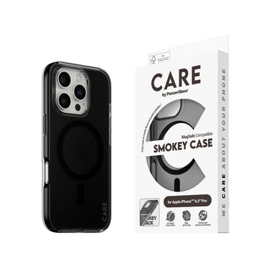 PanzerGlass CARE Flgship Magasafe Case for iPhone 16 Pro- Smokey